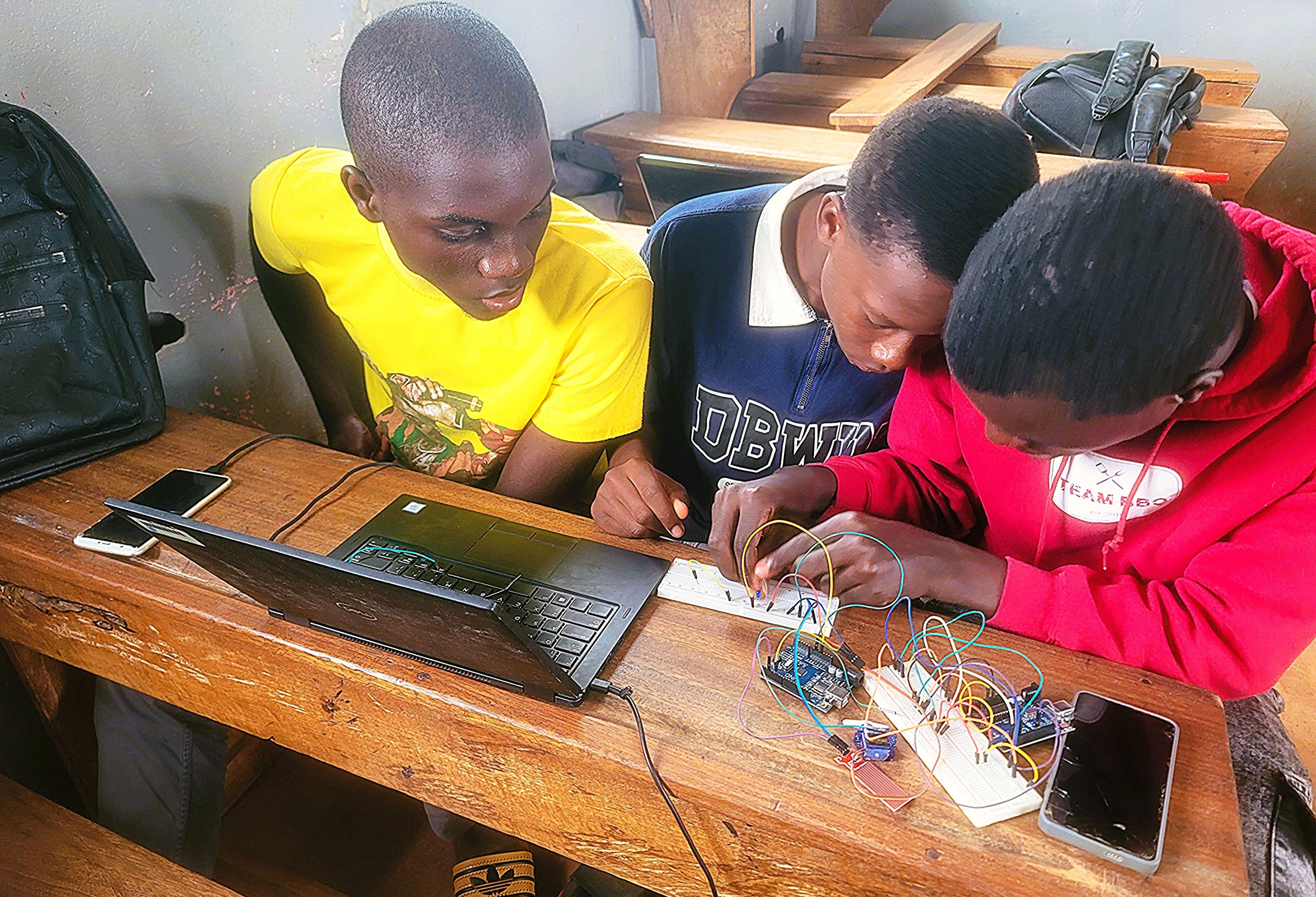 Students learning